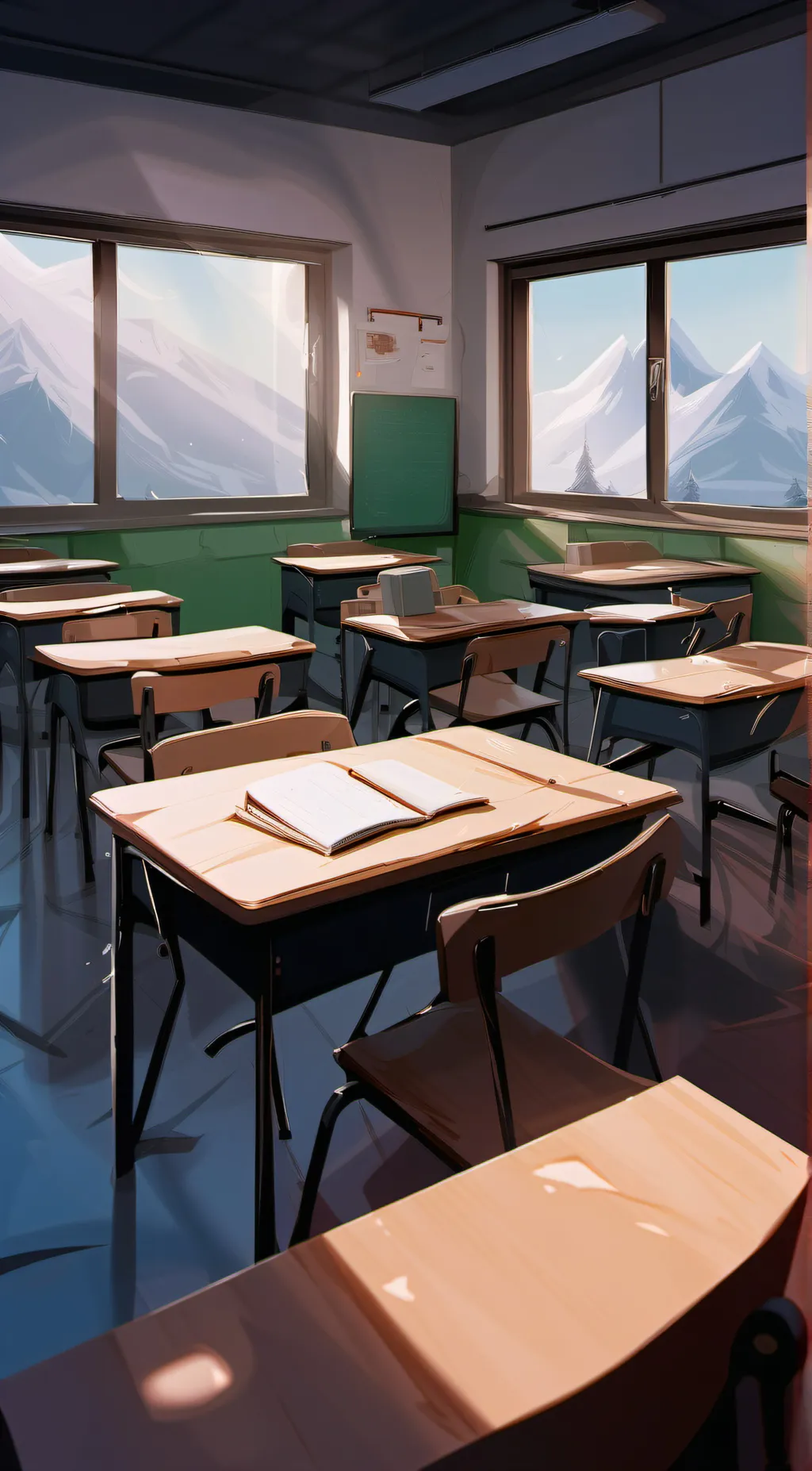 ai character: Greenhouse Academy background