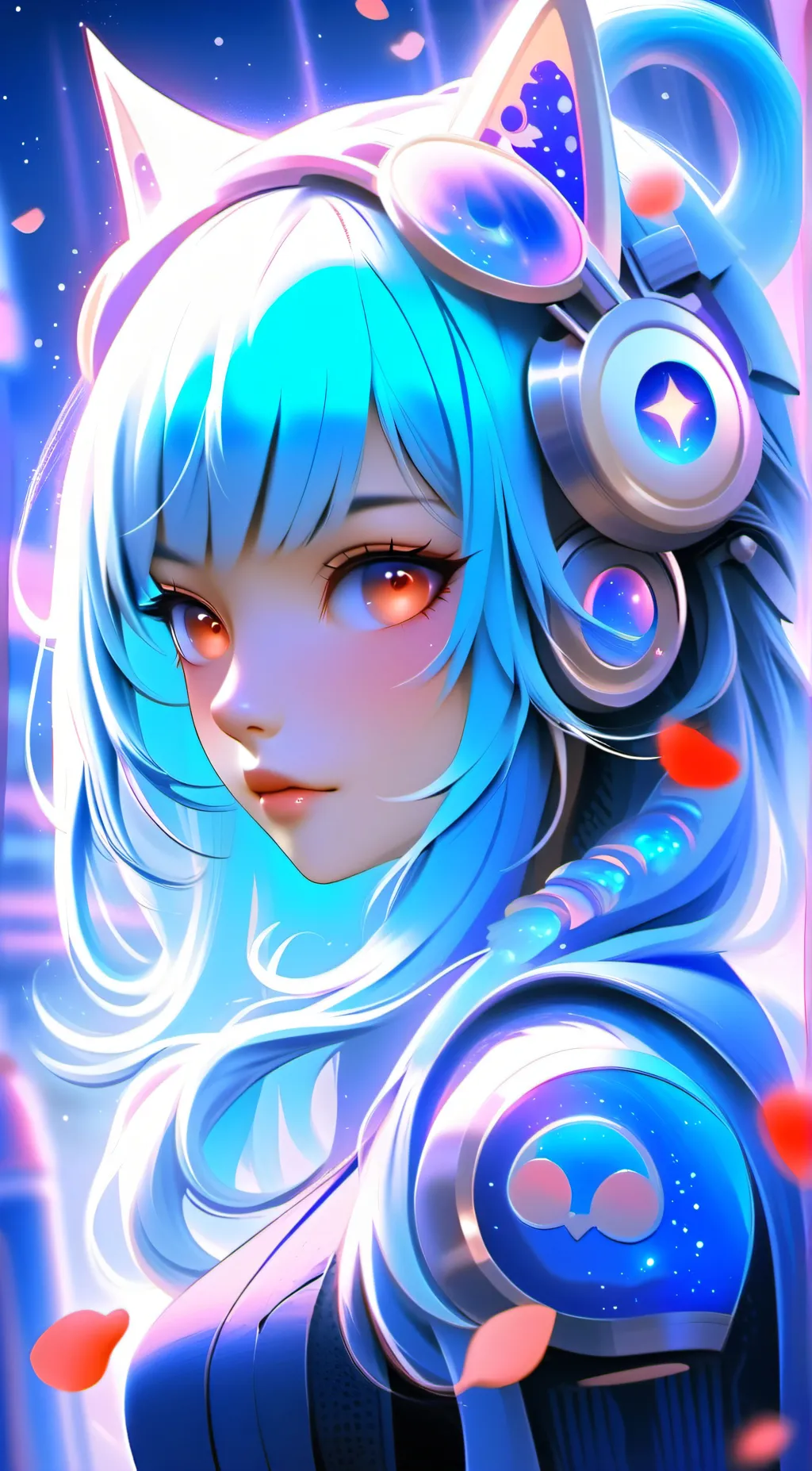 ai character: luna background