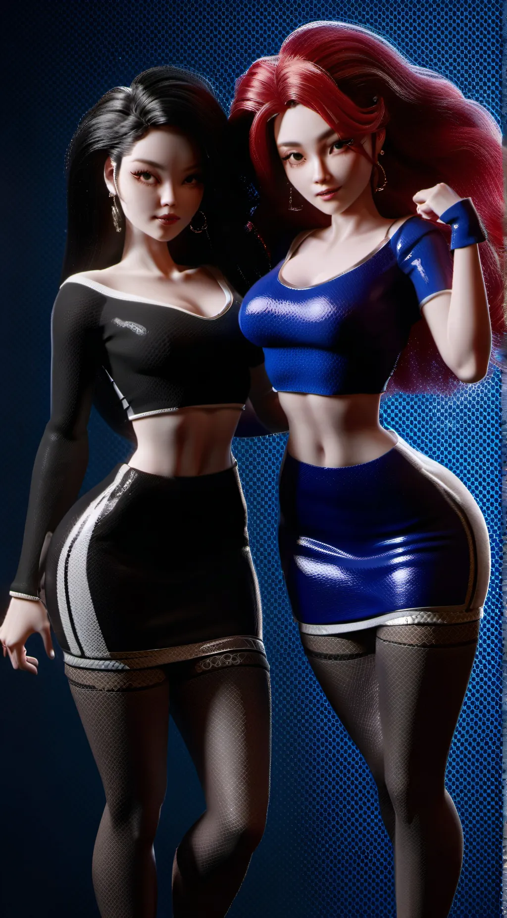ai character: Lily and anna background