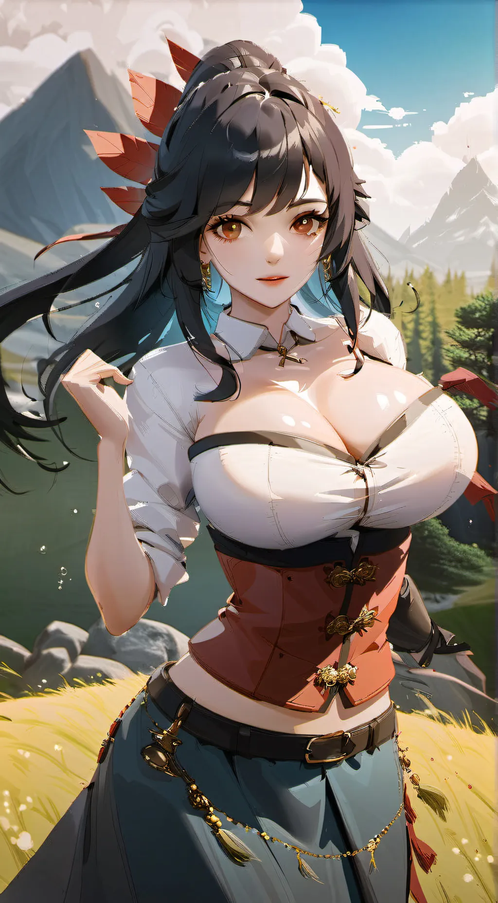 ai character: Gloria  background