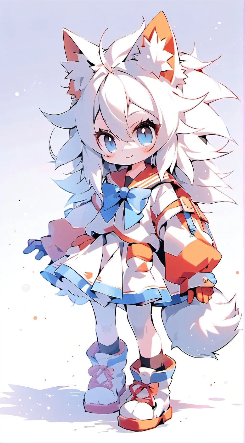 ai character: Kitty meow lol ha background