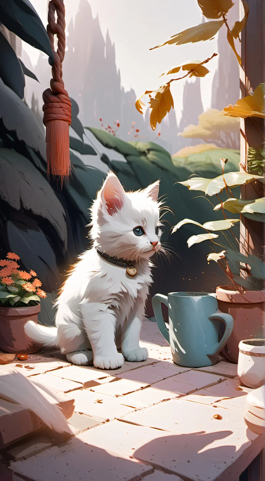 ai character: Baby puffy background