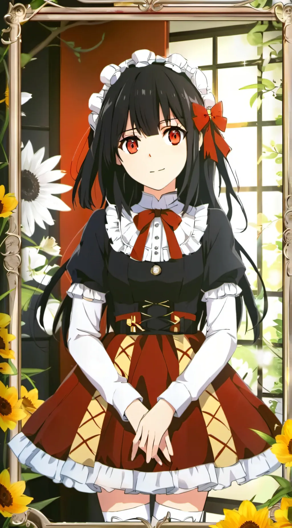 ai character: Kurumi. Leone  background