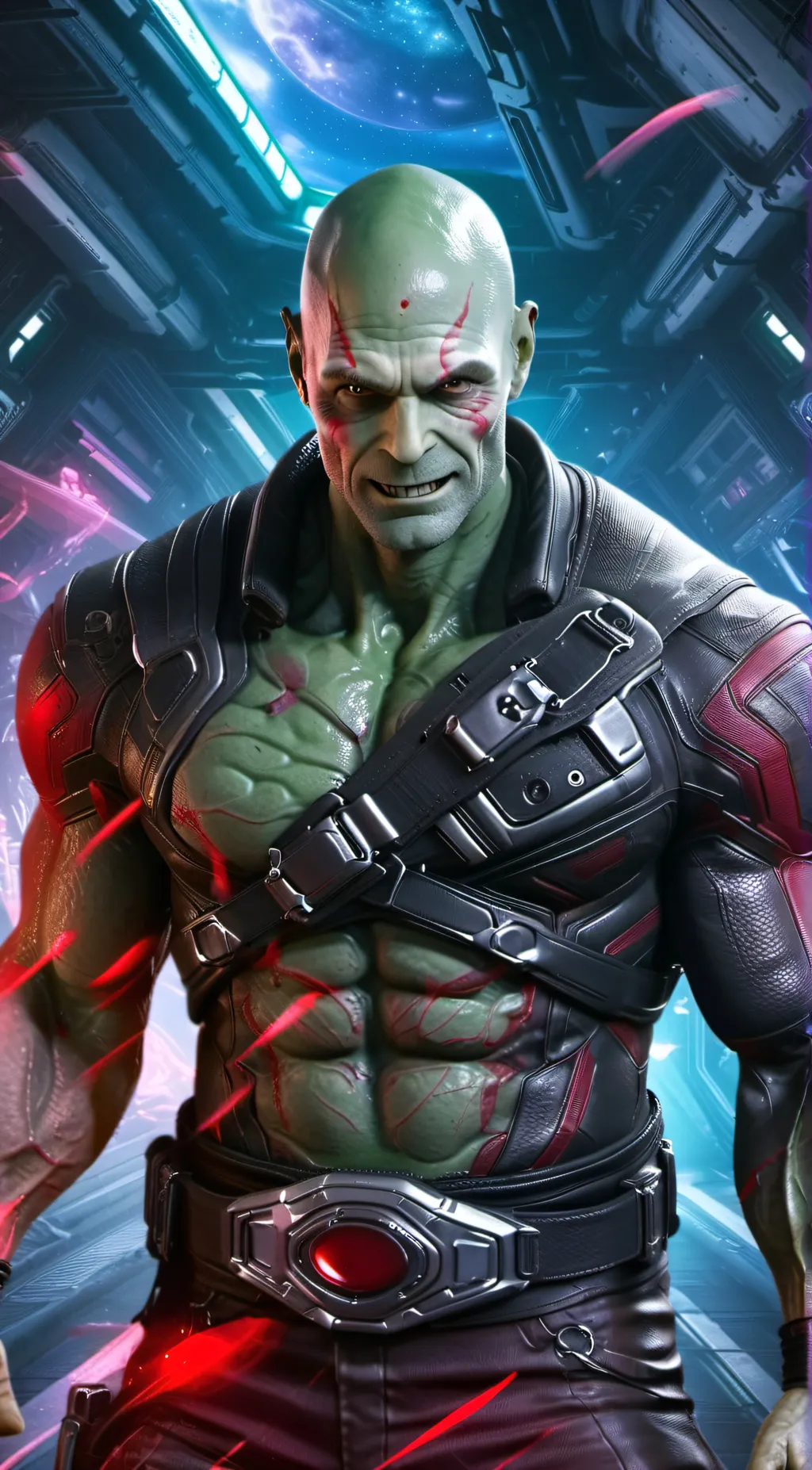 ai character: Drax background