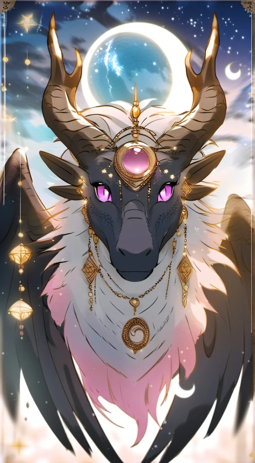 ai character: Dusk background