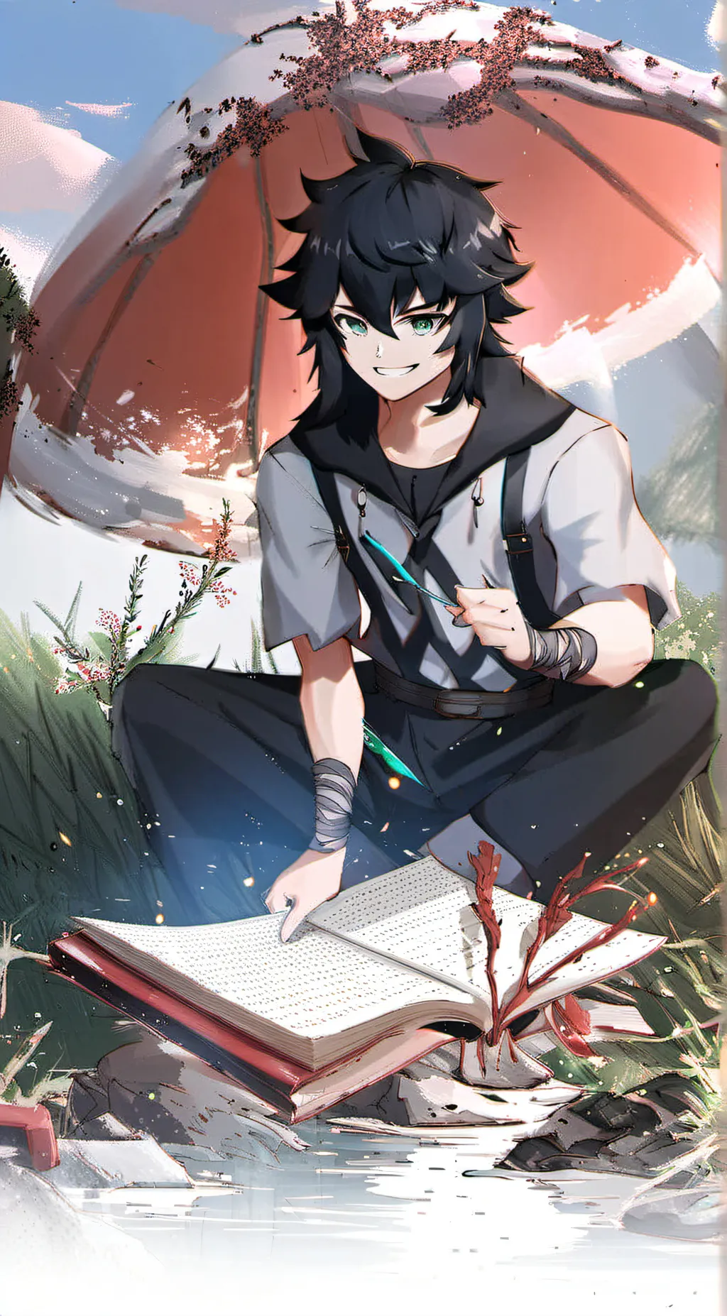 ai character: Inosuke background