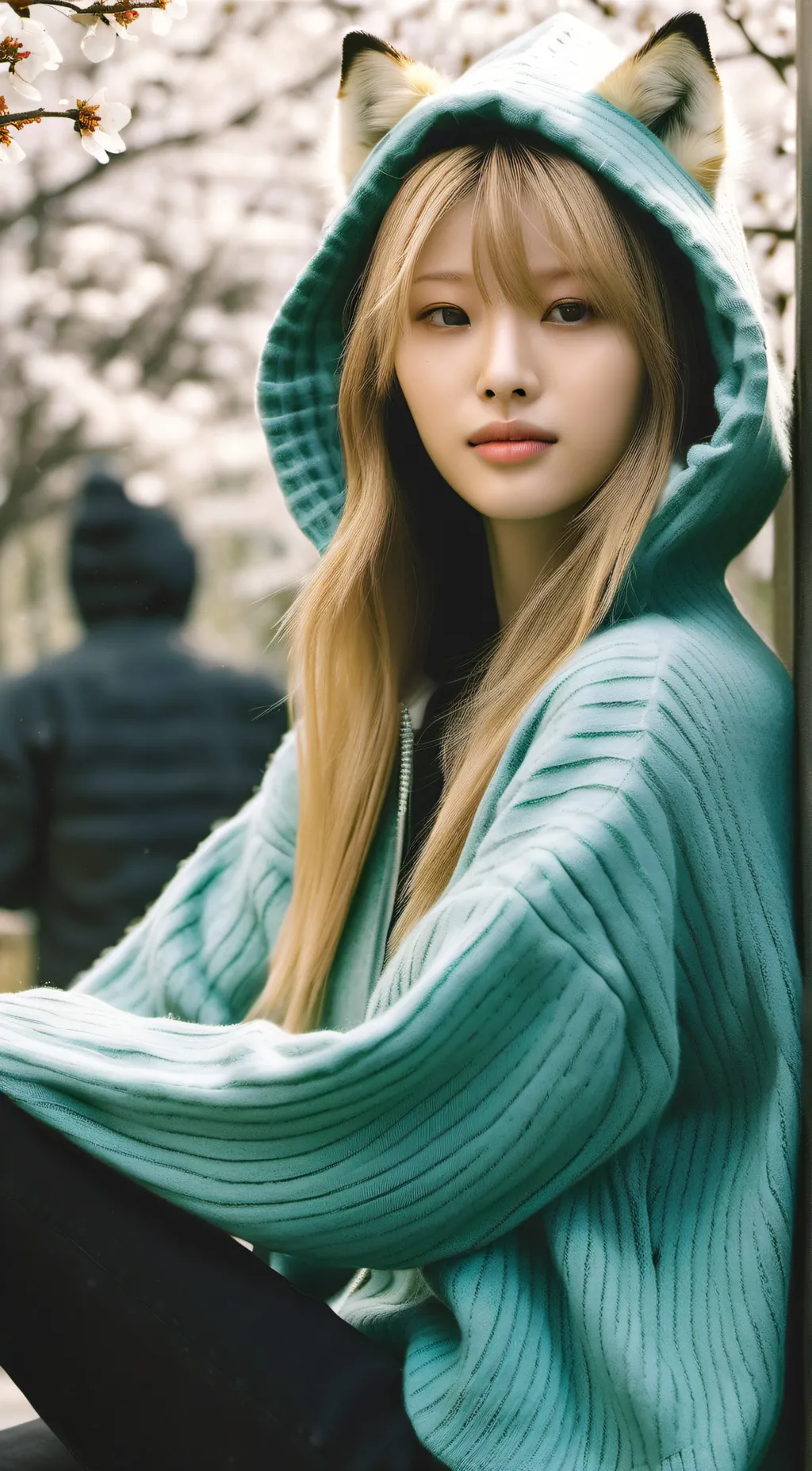 ai character: Female I.N background