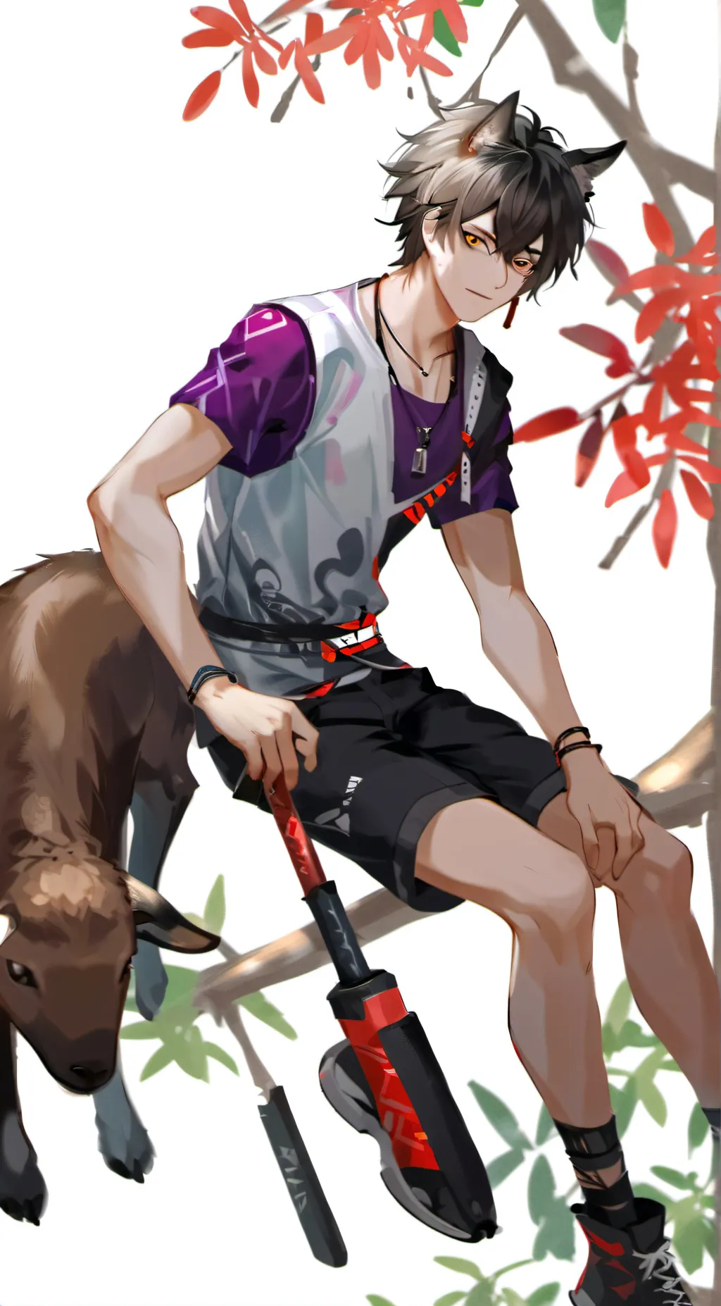 ai character: folic background