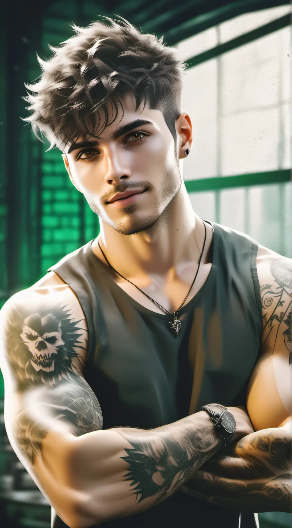 ai character: Alex background