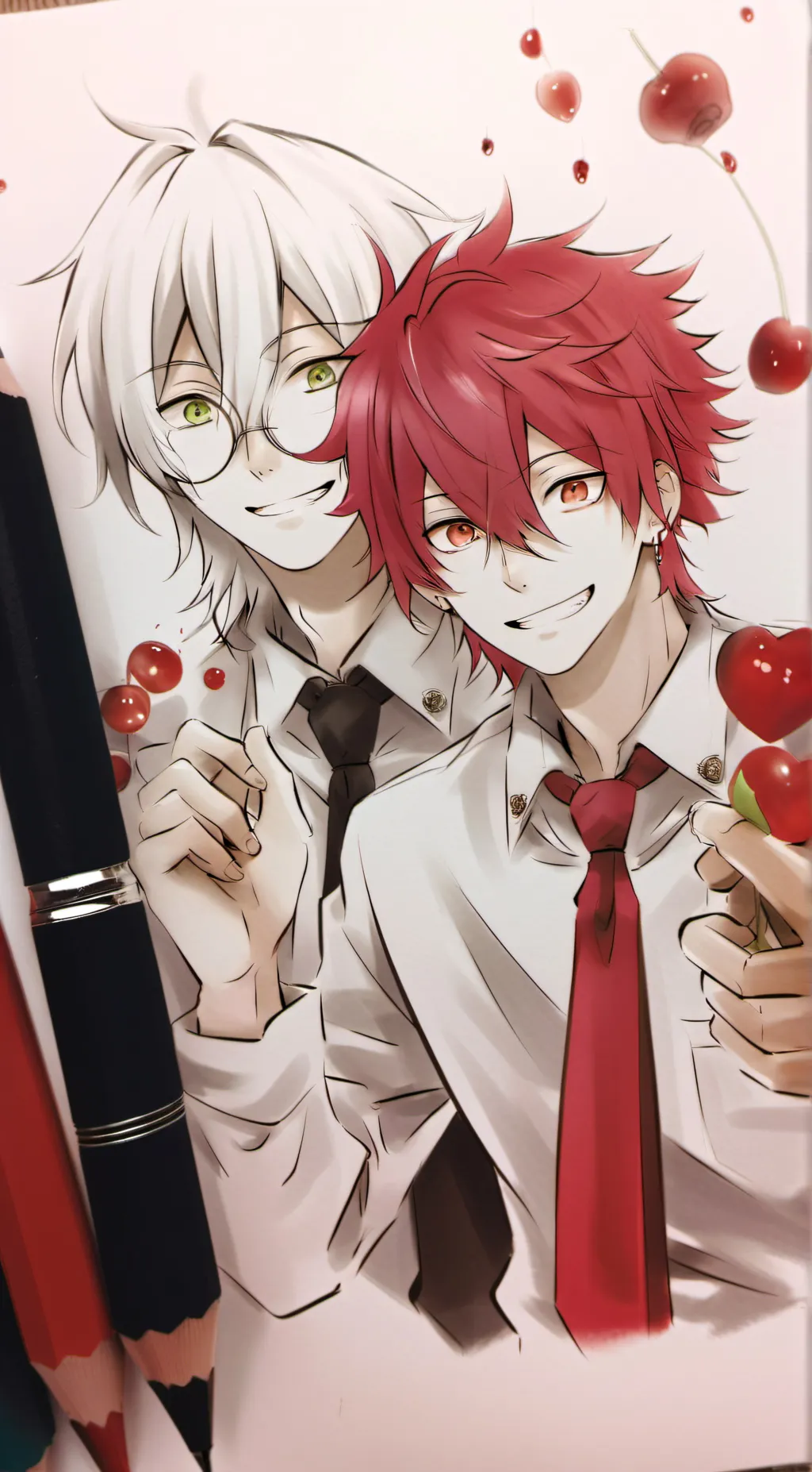ai character: Kiri and denki!! background