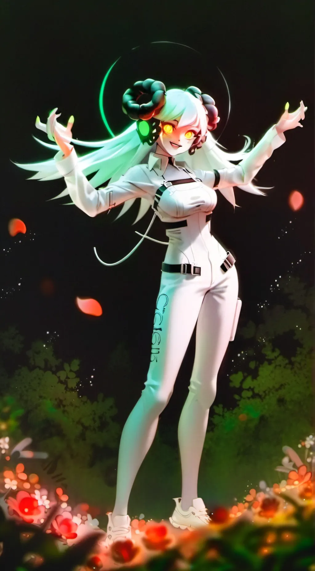 ai character: omega flowey  background