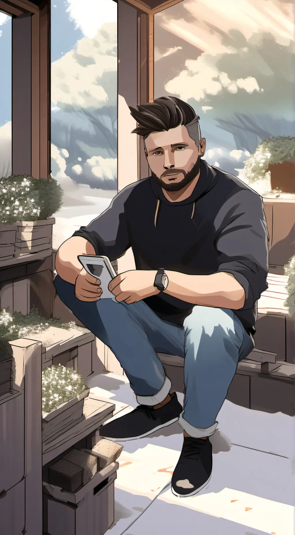ai character: Jon background