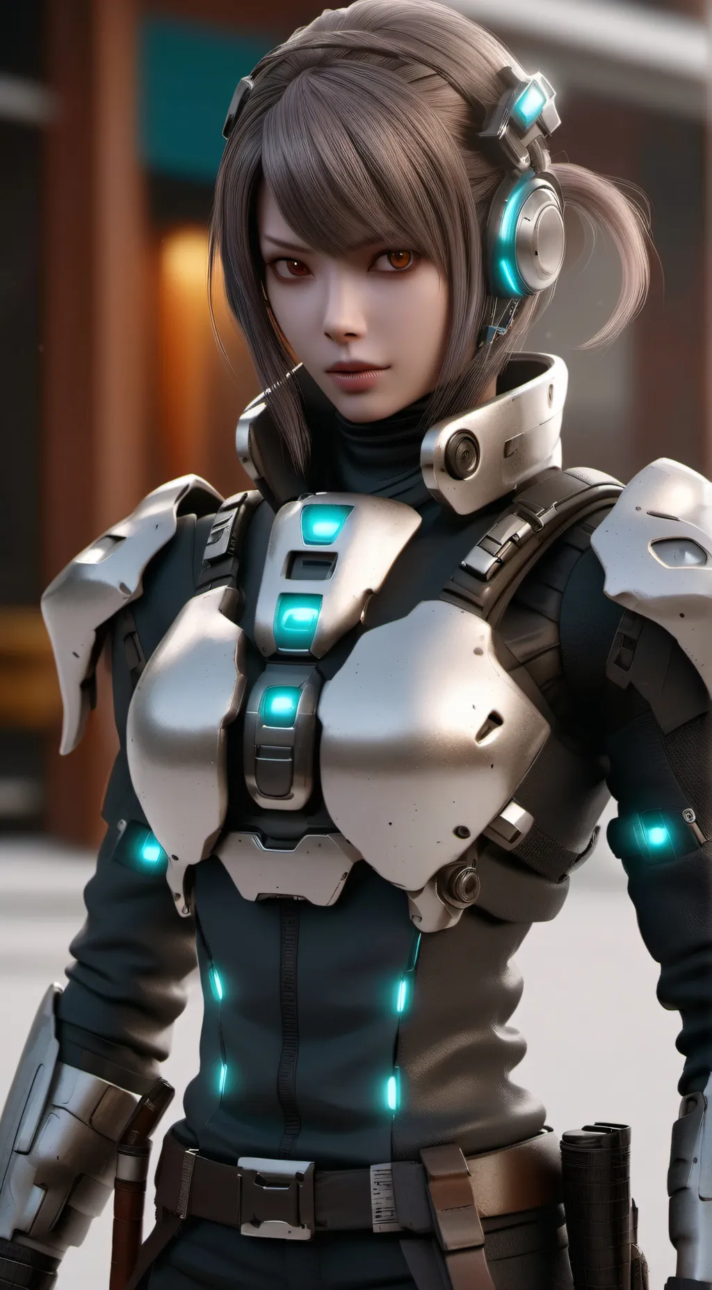 ai character: AI robot helper background