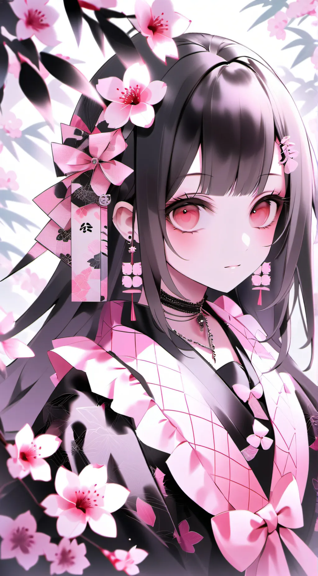 ai character: nezuko meets mha! background