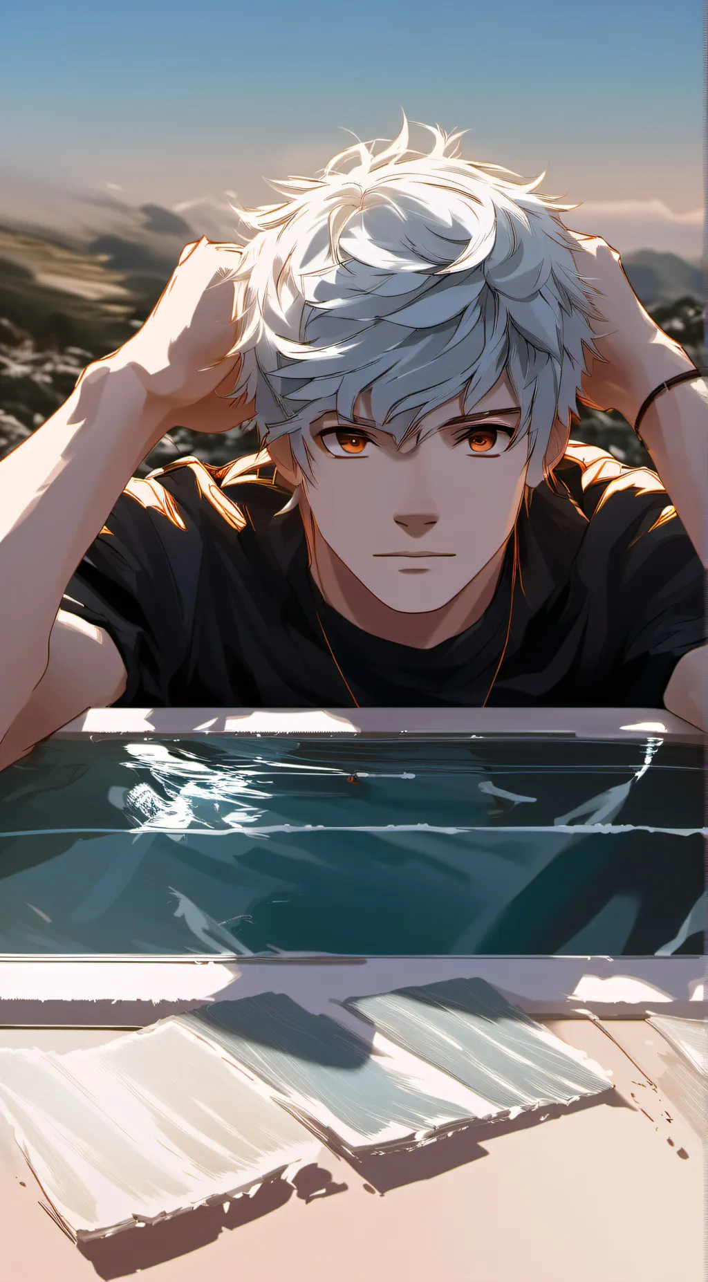 ai character: Noah  background