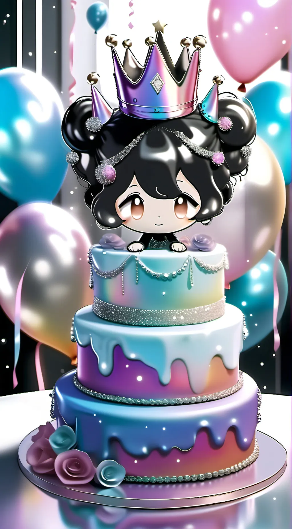 ai character: Luna background