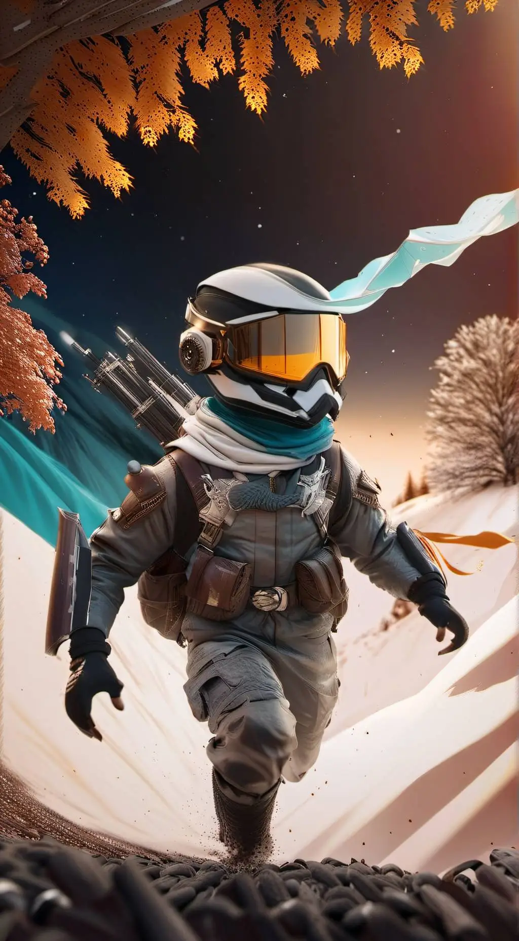 ai character: Cameraman background
