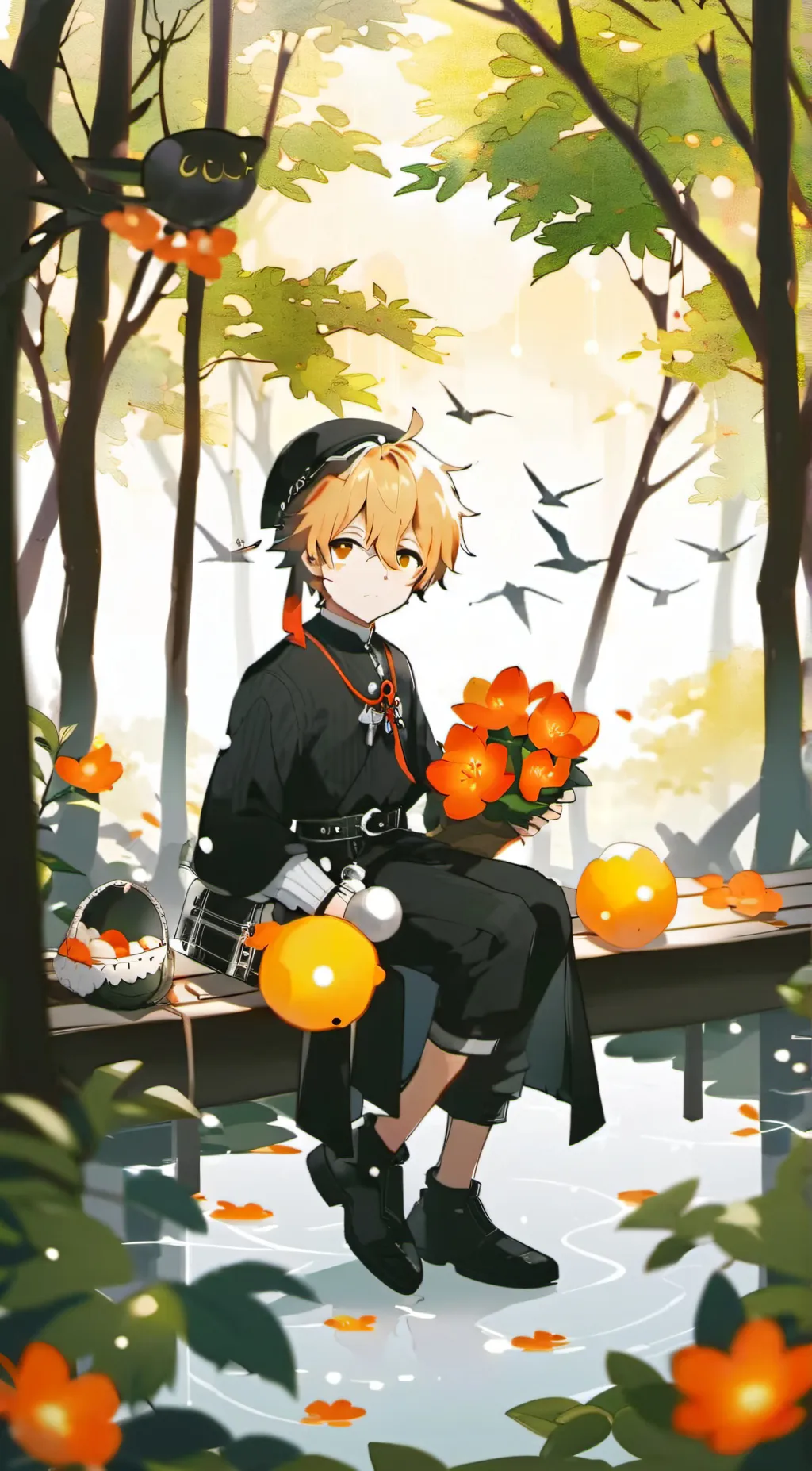 ai character: Zenitsu background