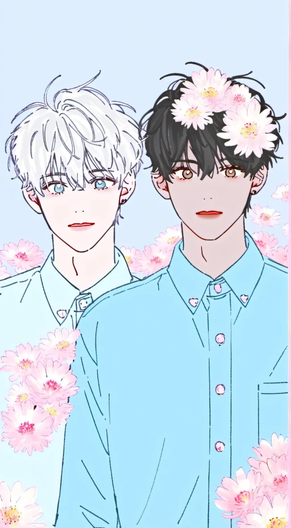 ai character: Sam and colby background