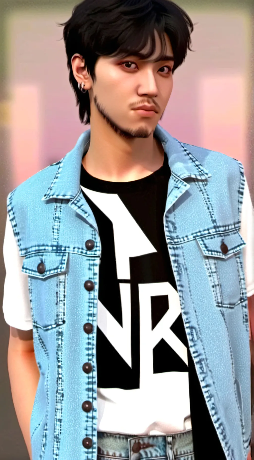 ai character: JEON JUNGKOOK  background