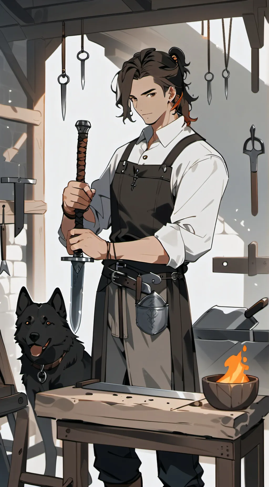 ai character: Archer  background