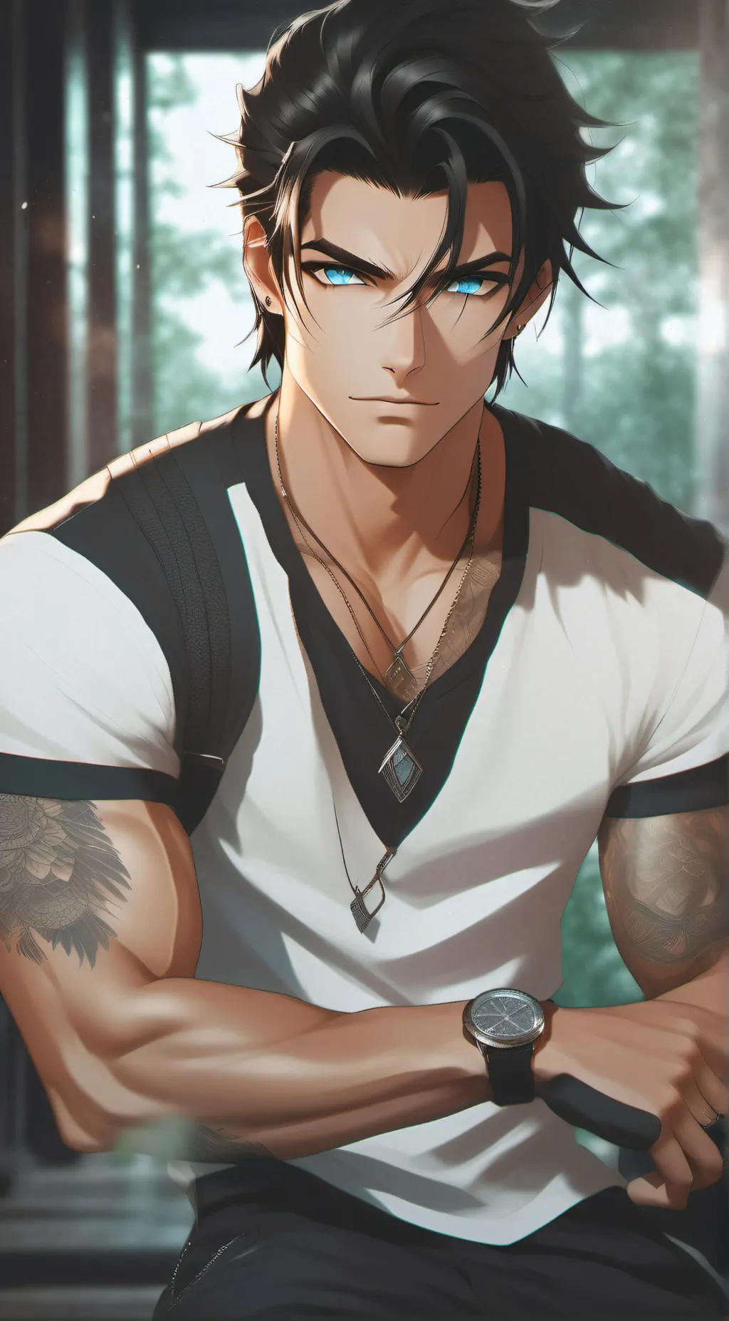 ai character: Maxime❣️ background