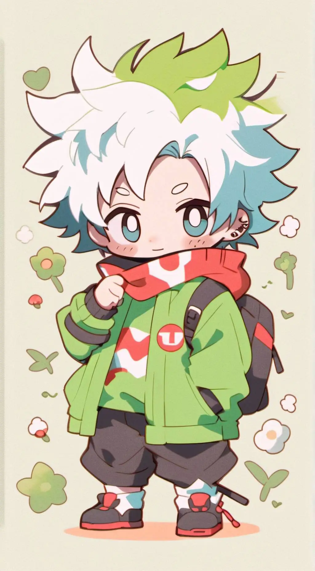 ai character: IDK-😭 background