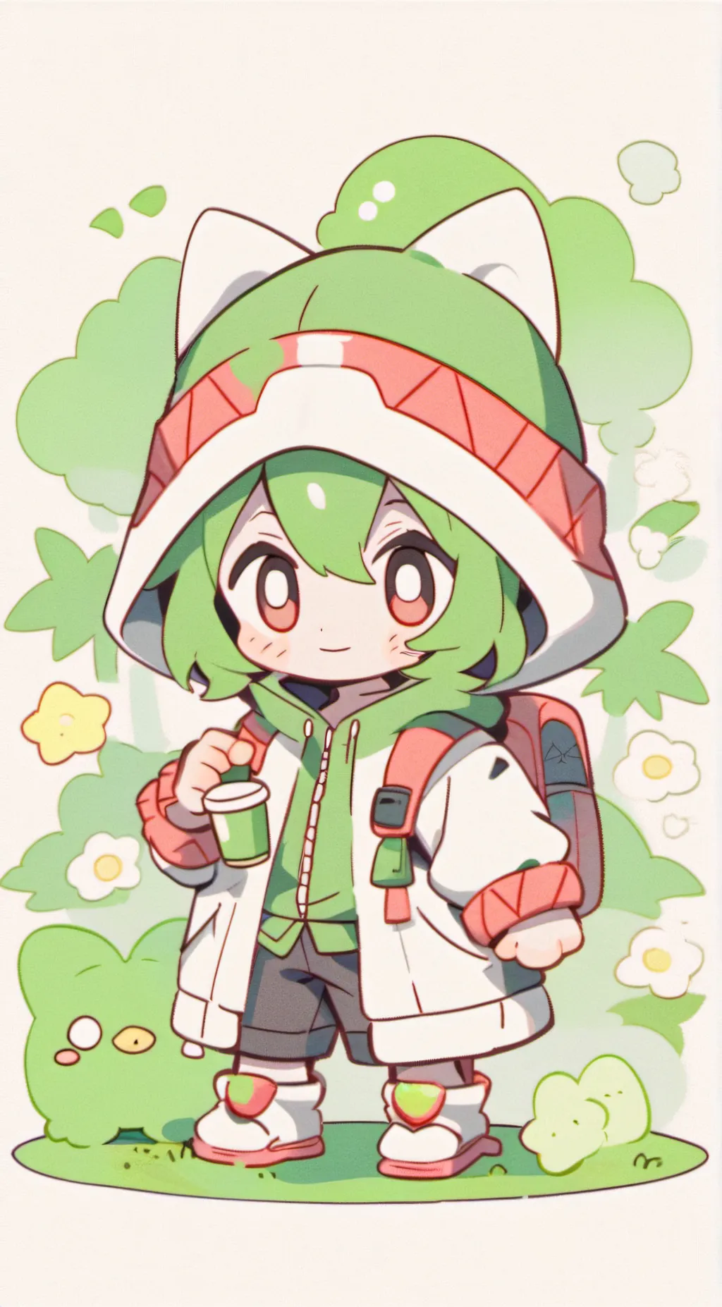 ai character: Cutie background