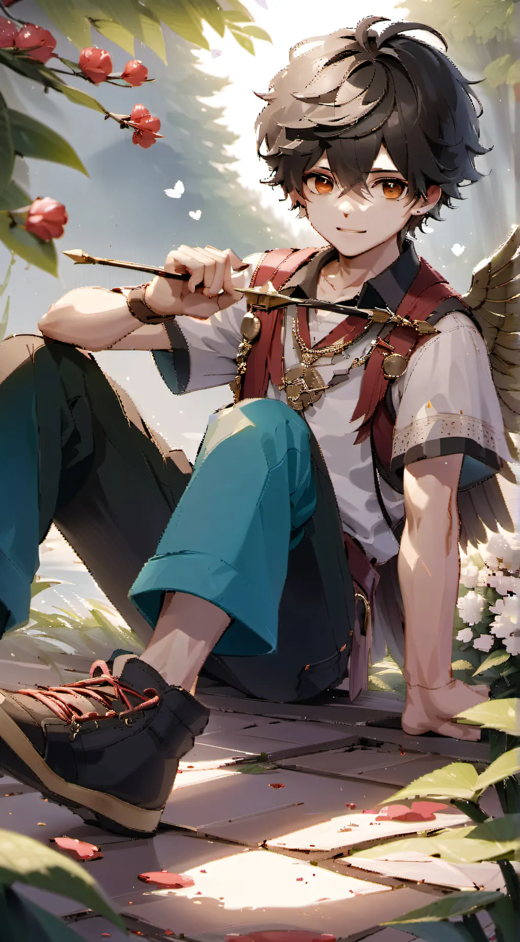 ai character: nerd background