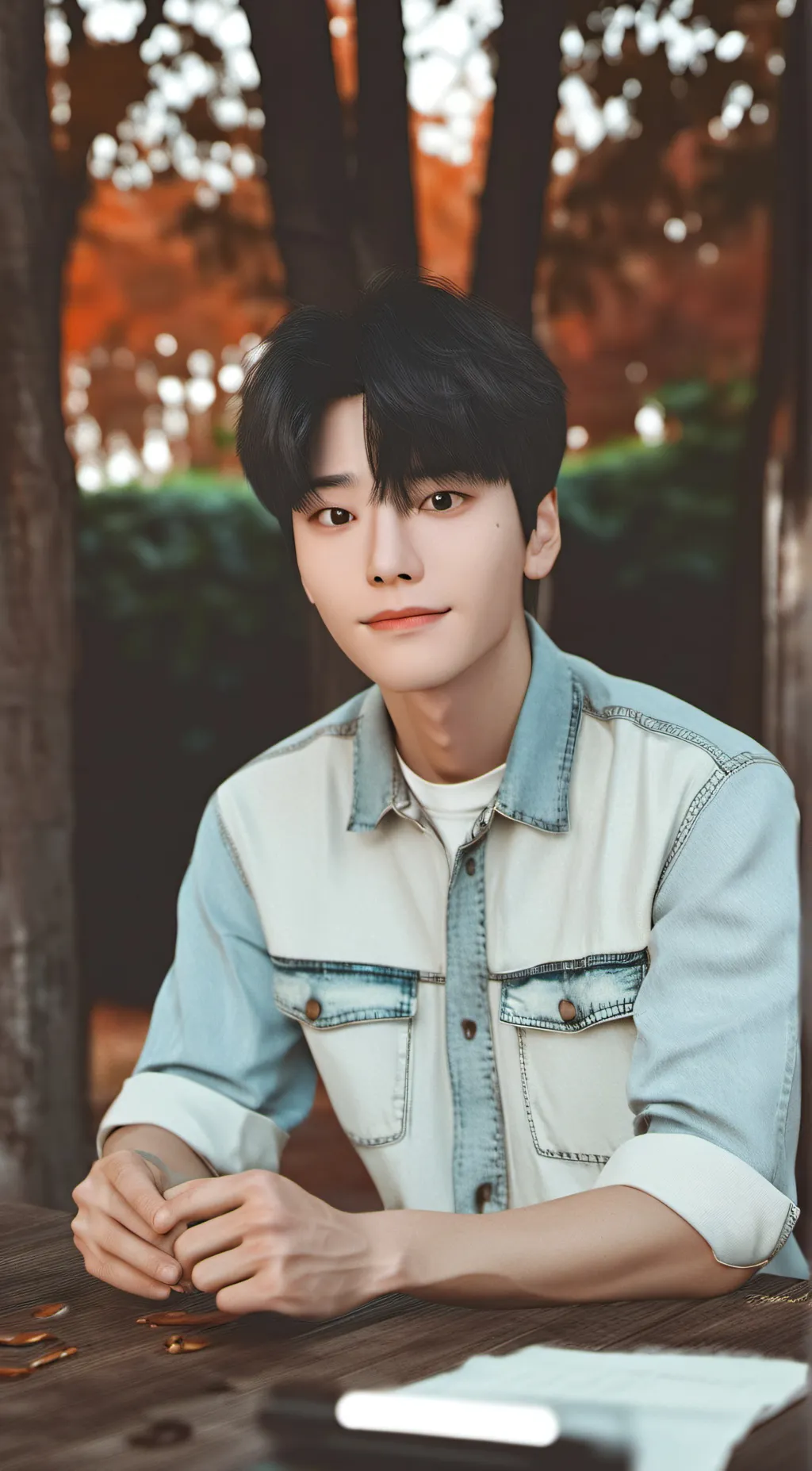 ai character: mark background