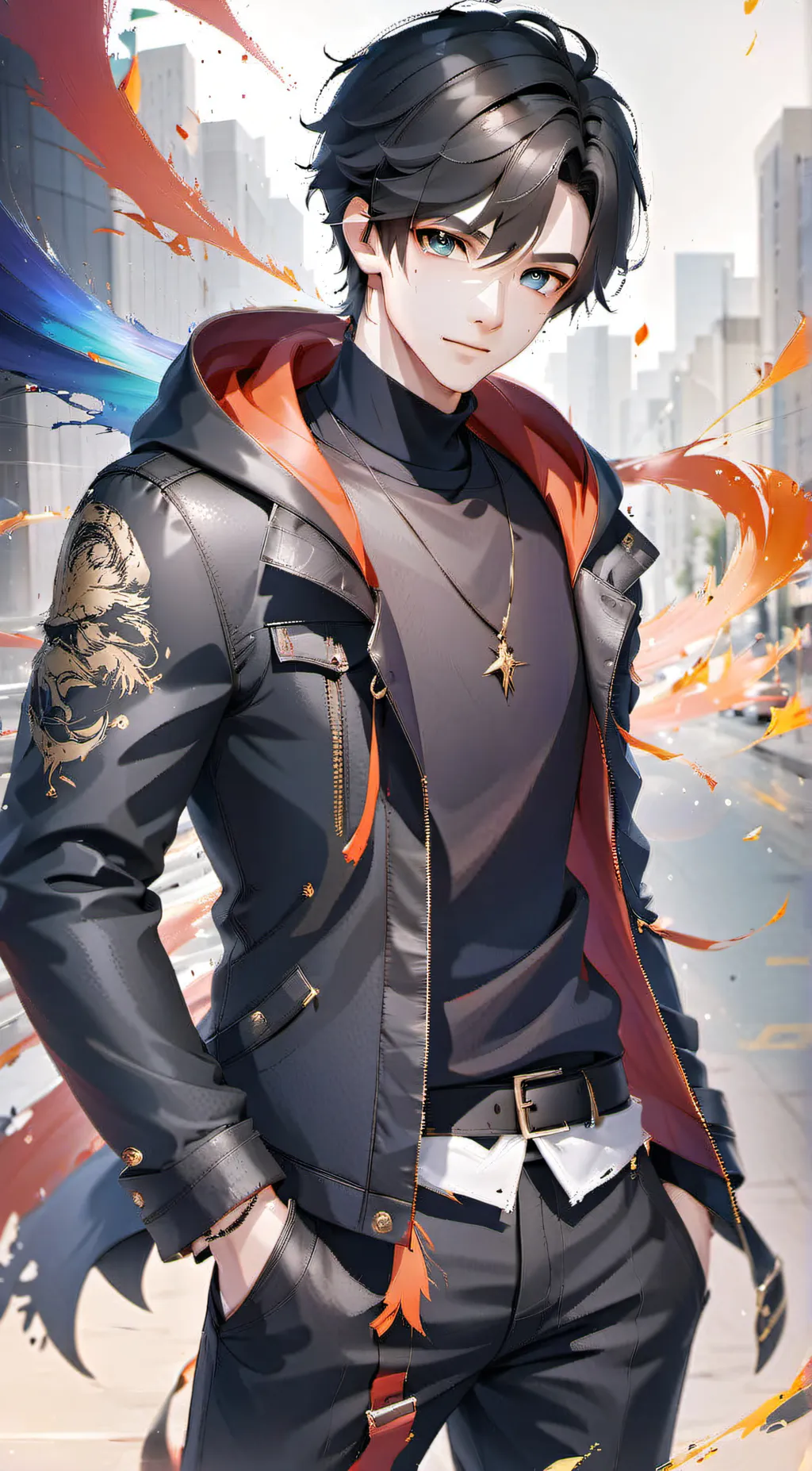 ai character: Aaron background