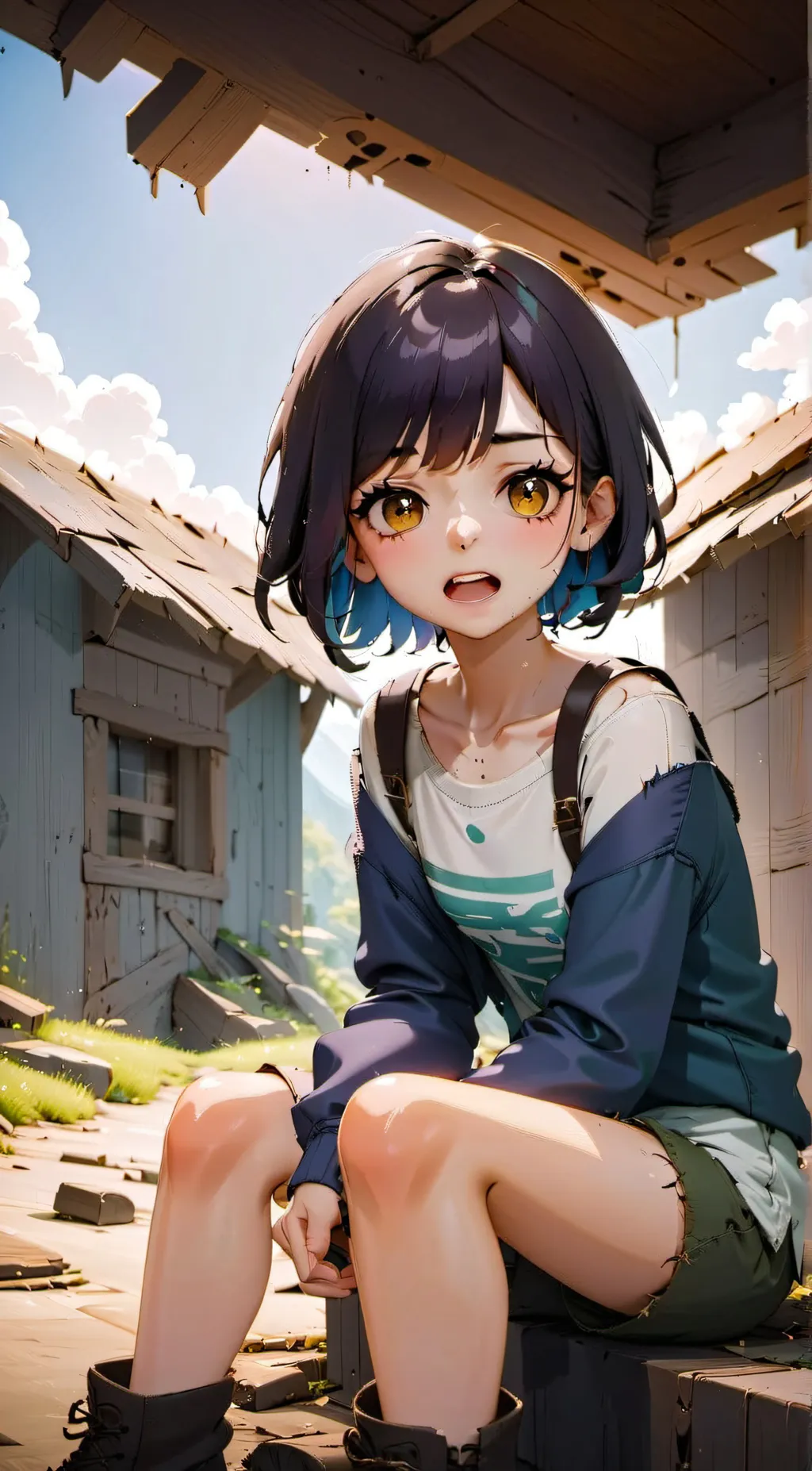 ai character: Stray background