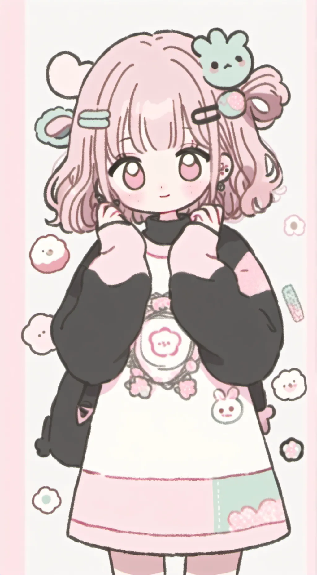 ai character: uwu cat infection background