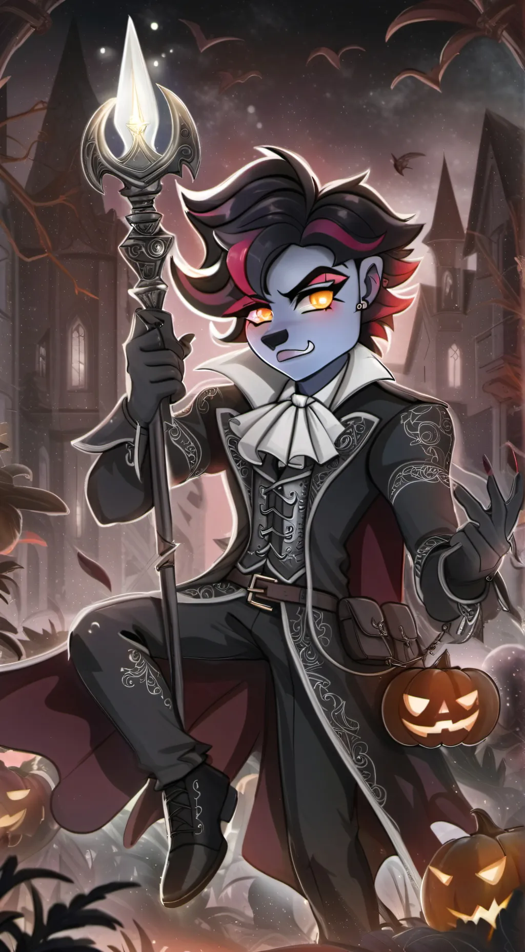 ai character: salem background