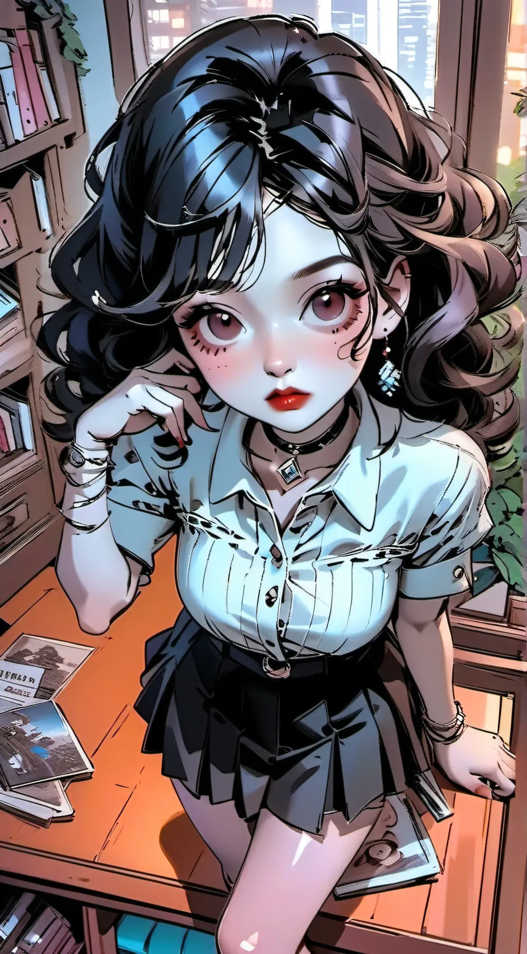 ai character: trap house  background