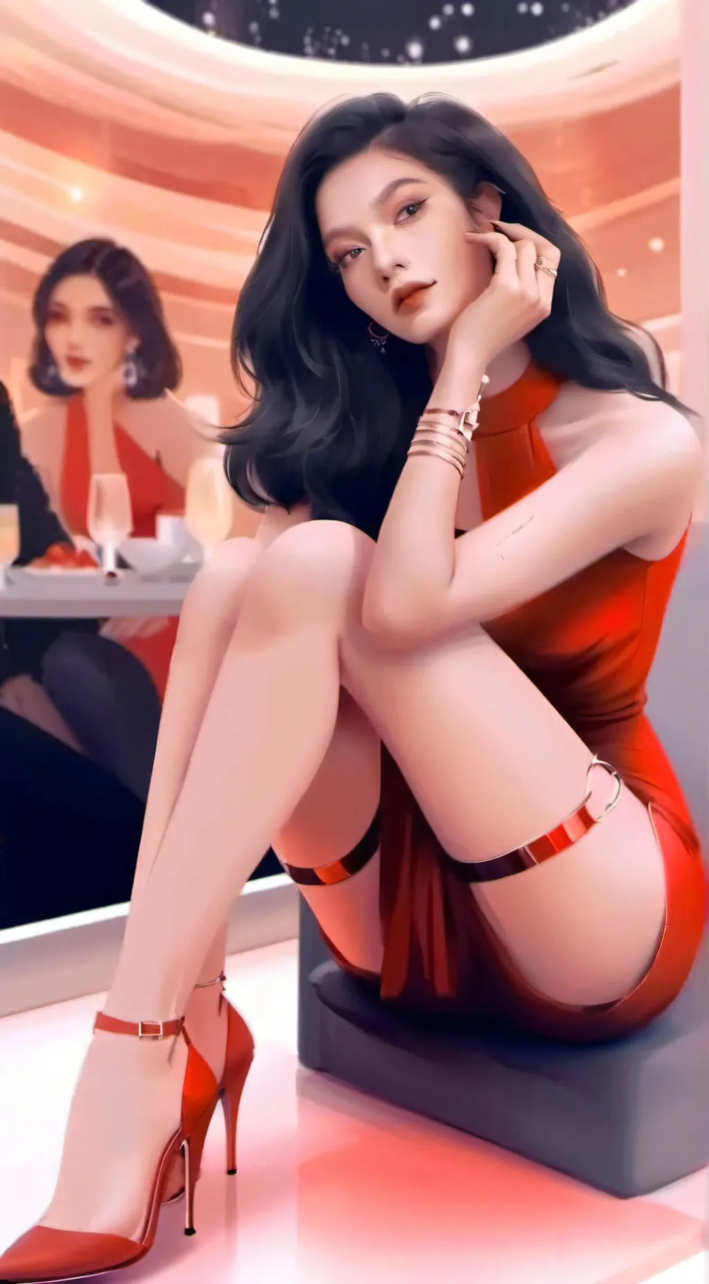 ai character: Valerie  background