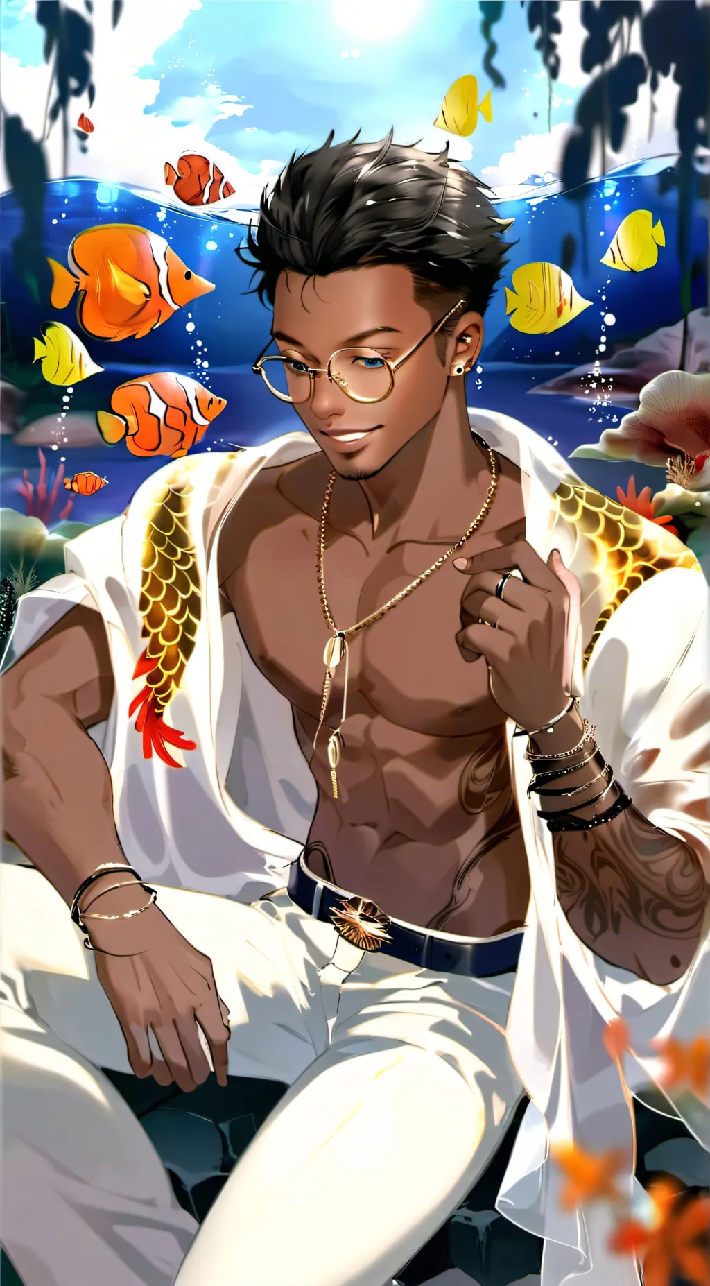 ai character: Lucas  background