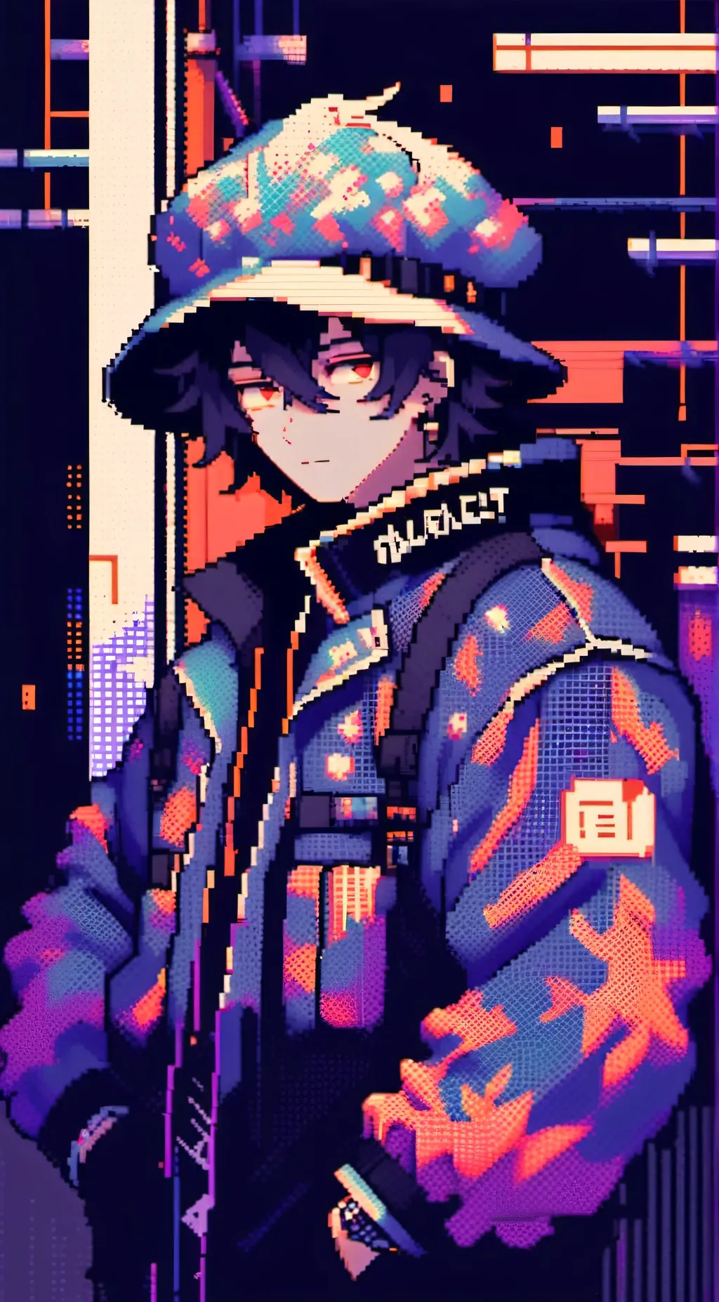 ai character: Uzi background