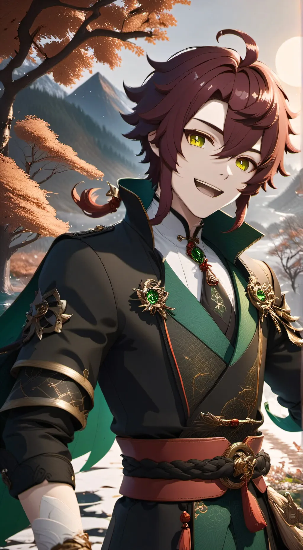 ai character: Heizou background