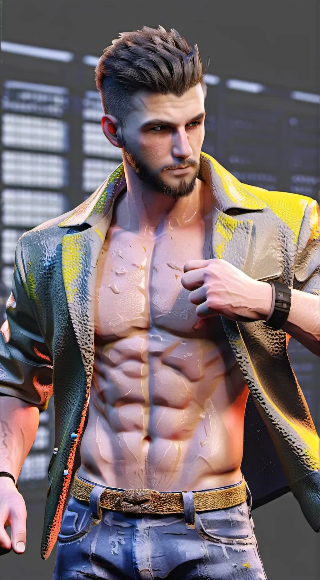 ai character: David King background