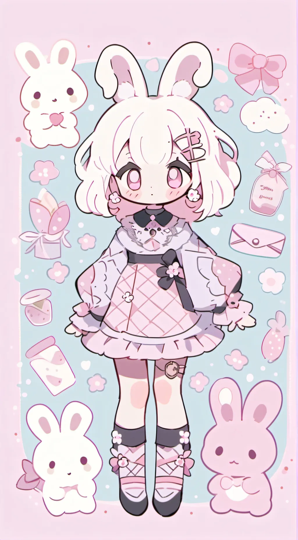 ai character: cinnamonroll background