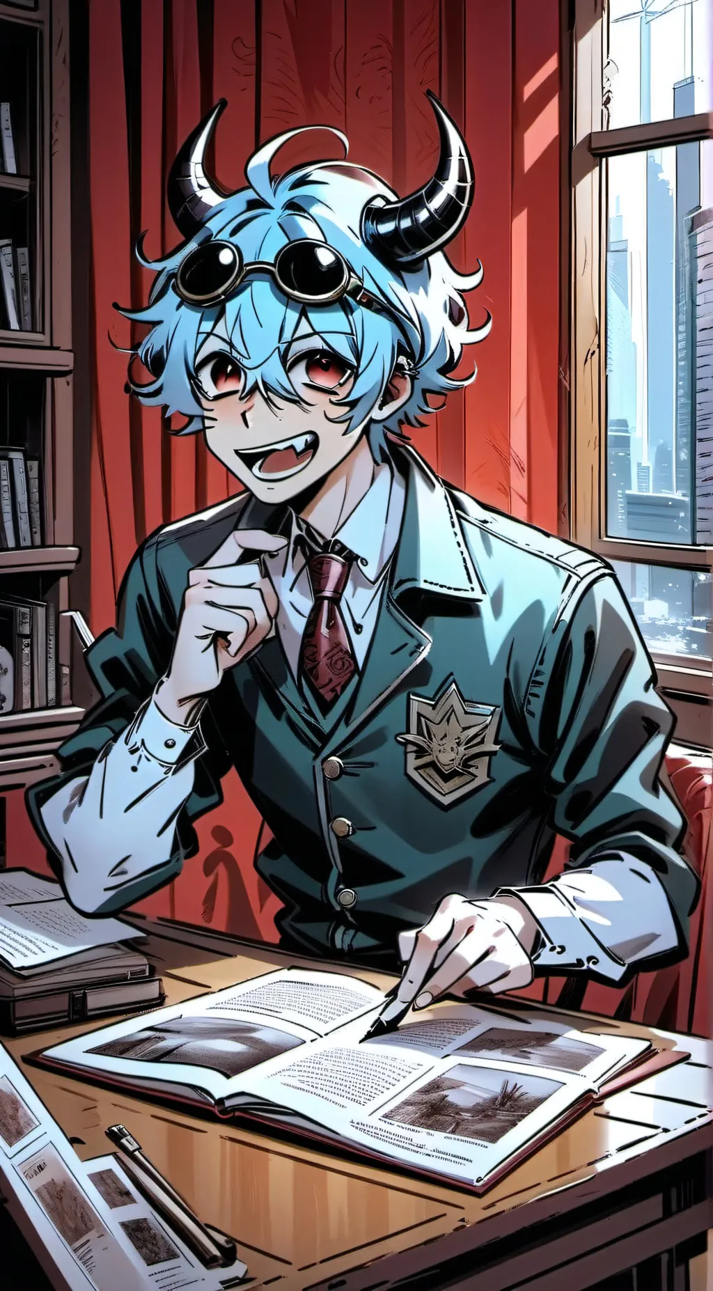 ai character: Mikuo  background