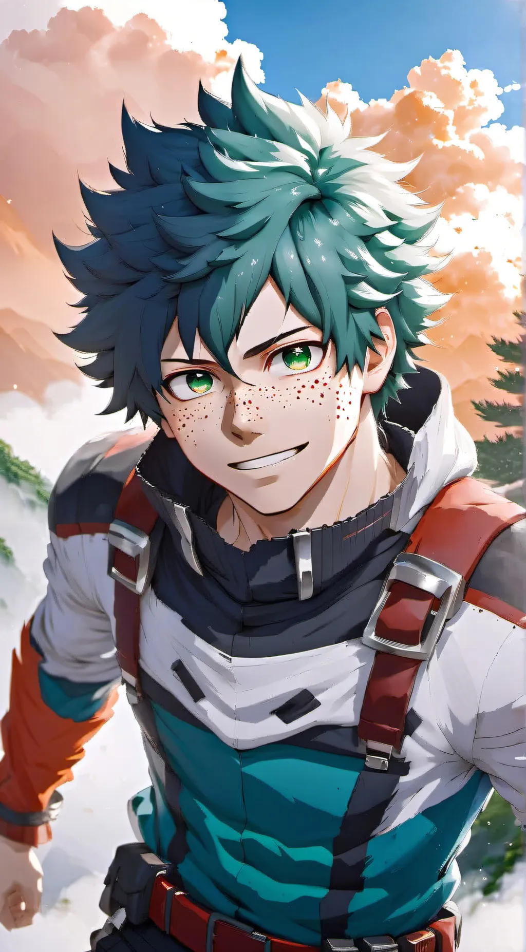 ai character: Izuku Midorya 2.0 background