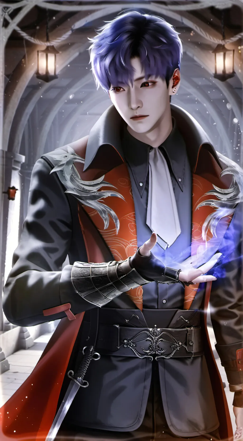 ai character: Sung Jin woo background