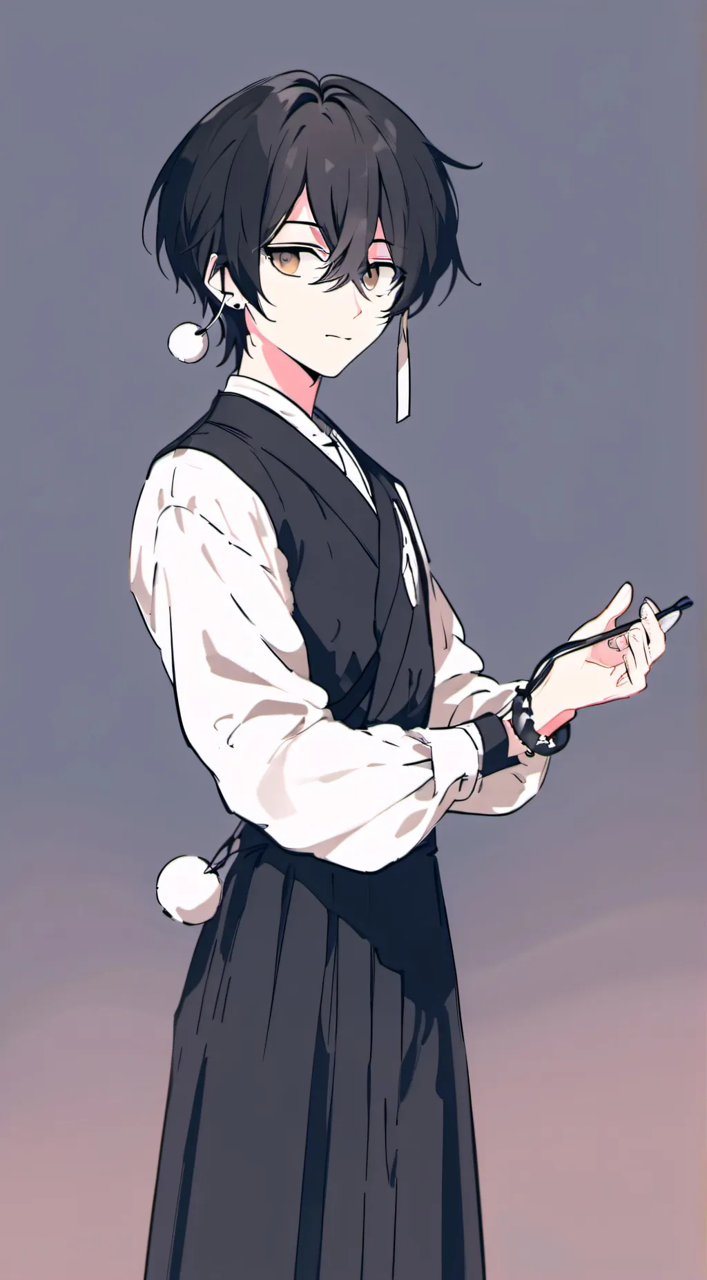 ai character: Tim tin+Star-high background