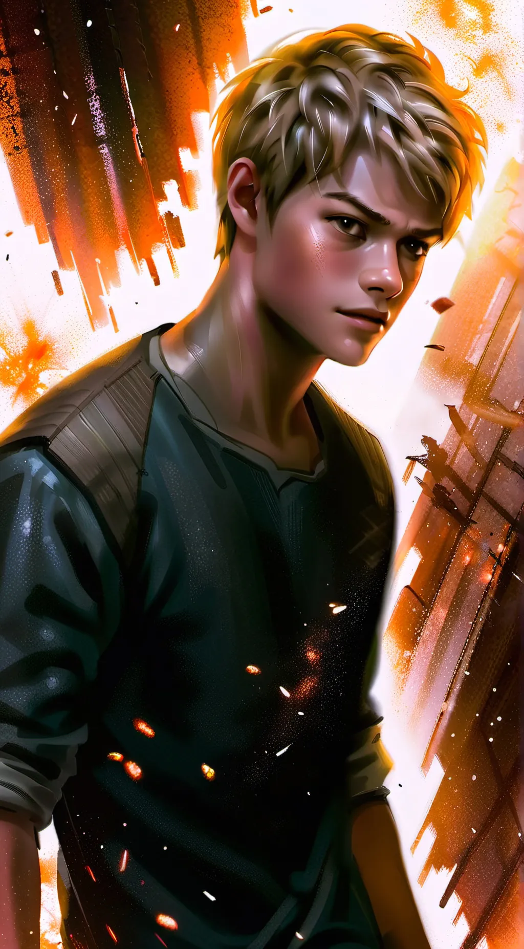 ai character: Newt, JayKay0P background