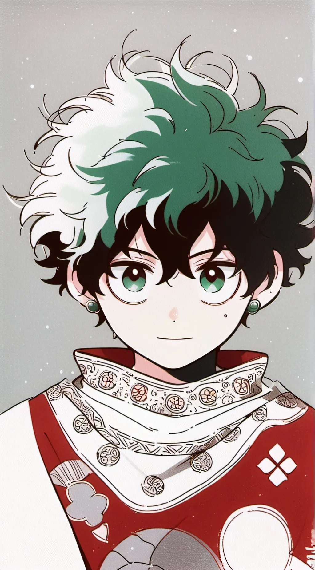ai character: Deku  background
