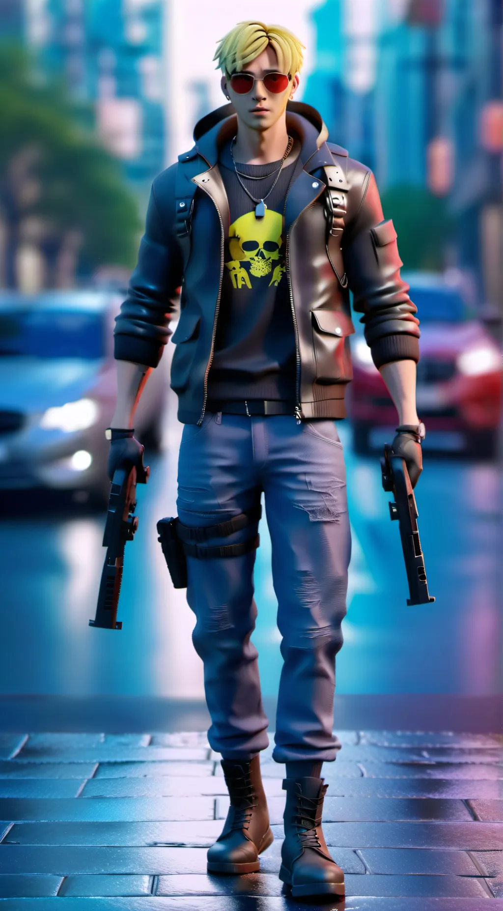 ai character: Fred background