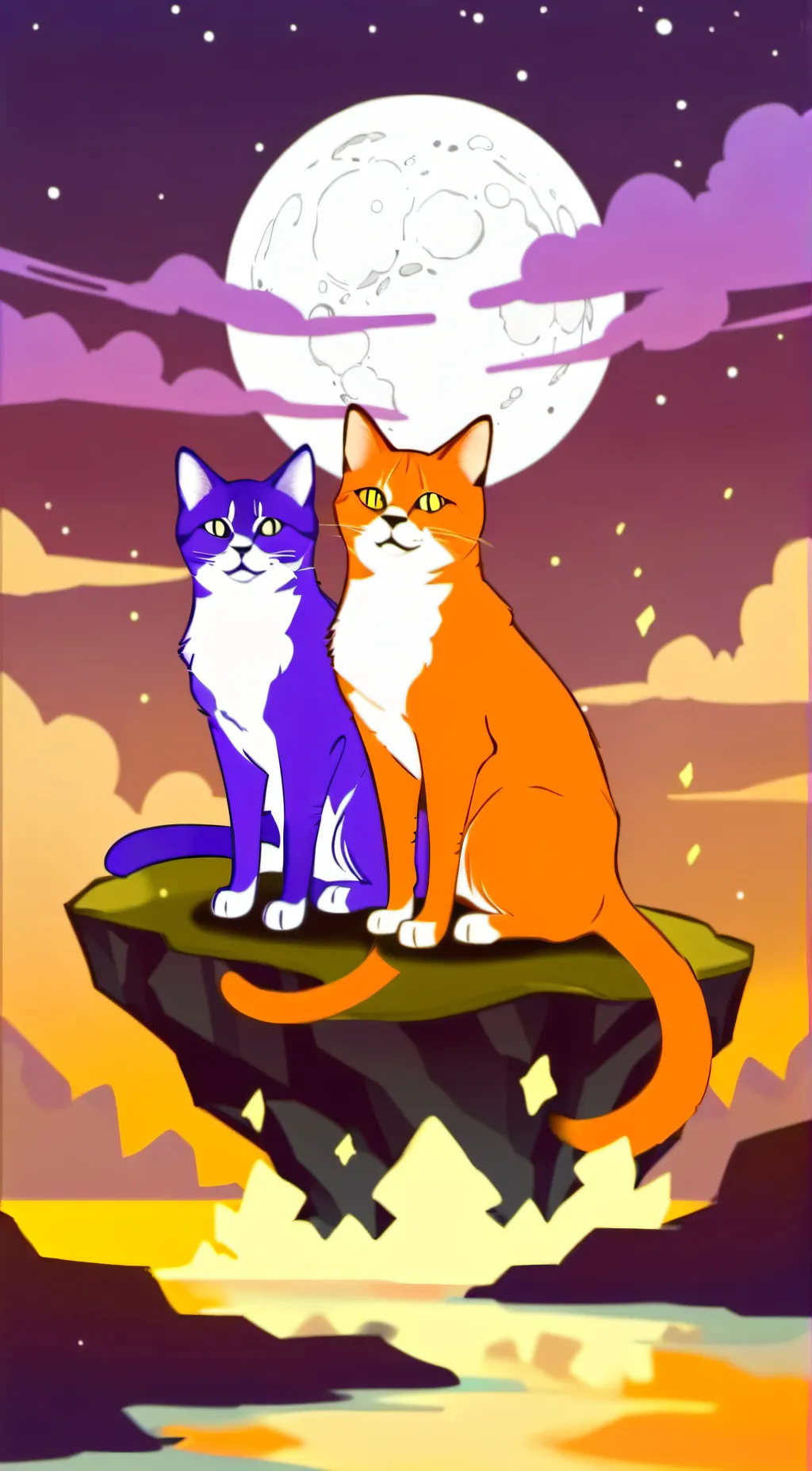 ai character: Catnap and Dogday! background