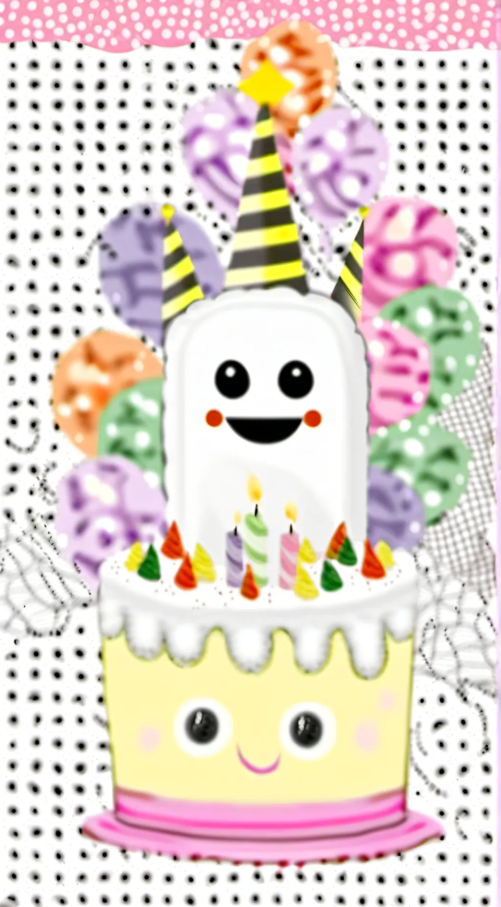 ai character: (Birthday spirit) background